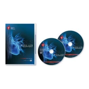 A pair of dvd 's with the image of an artificial heart.