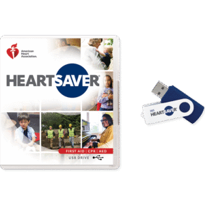 Heartsaver® First Aid CPR AED Course Videos on USB Drive
