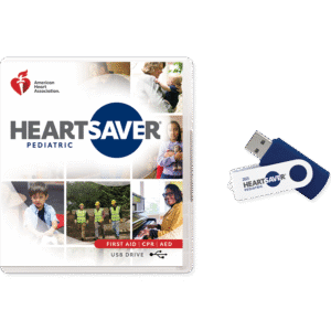 Heartsaver® Pediatric FirstAid CPR AED Course Videos USB Drive
