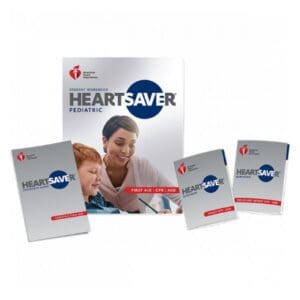 A picture of the heartsaver cpr and first aid kit.