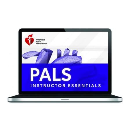 A laptop with the words pals instructor essentials on it.