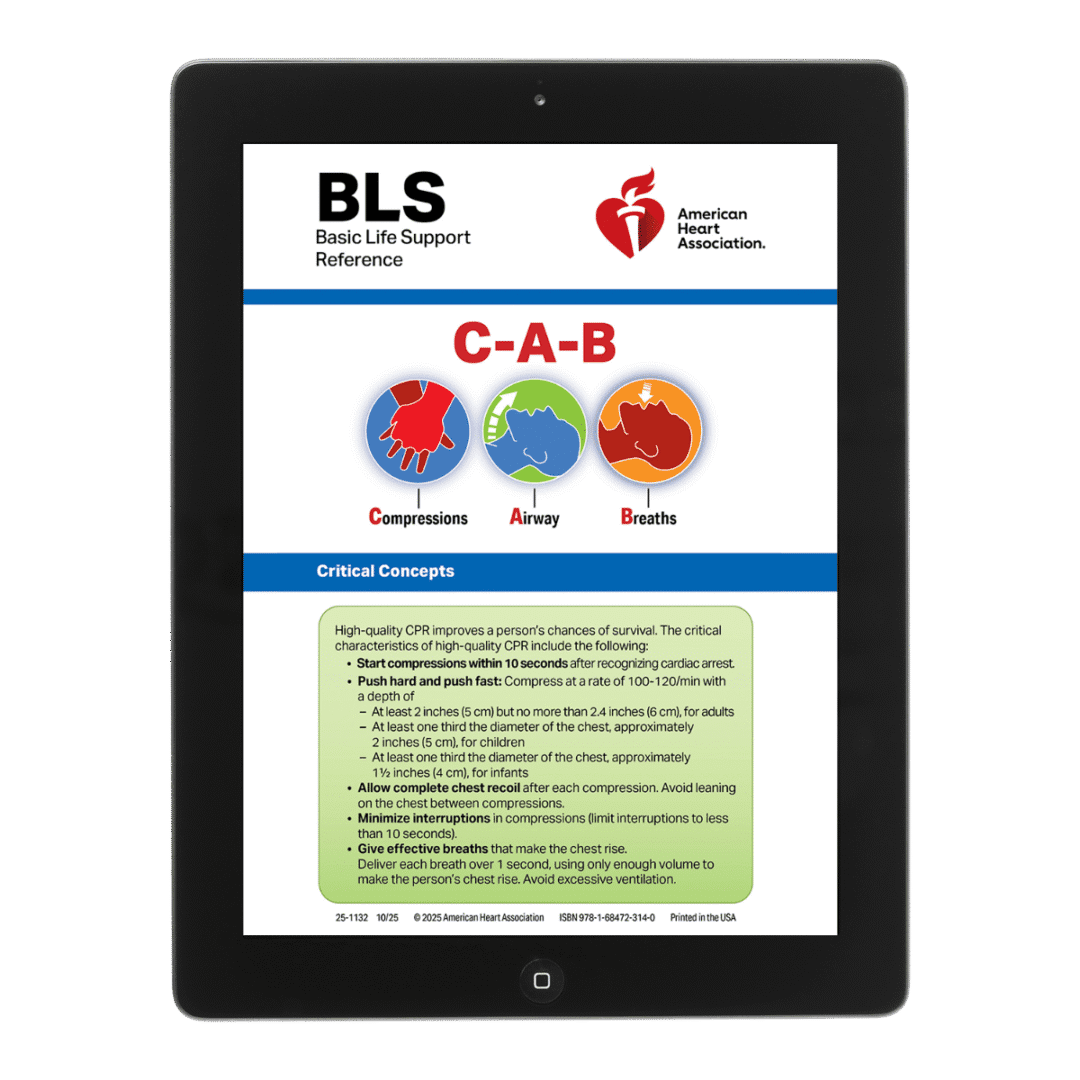 BLS Digital Reference Card