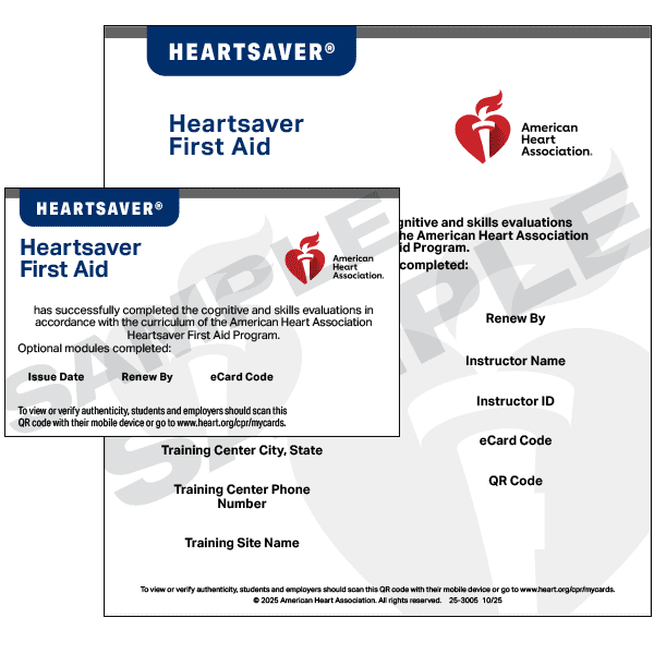 Heartsaver® First Aid eCard