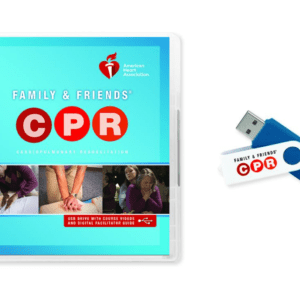 Family & Friends CPR course DVD & USB.